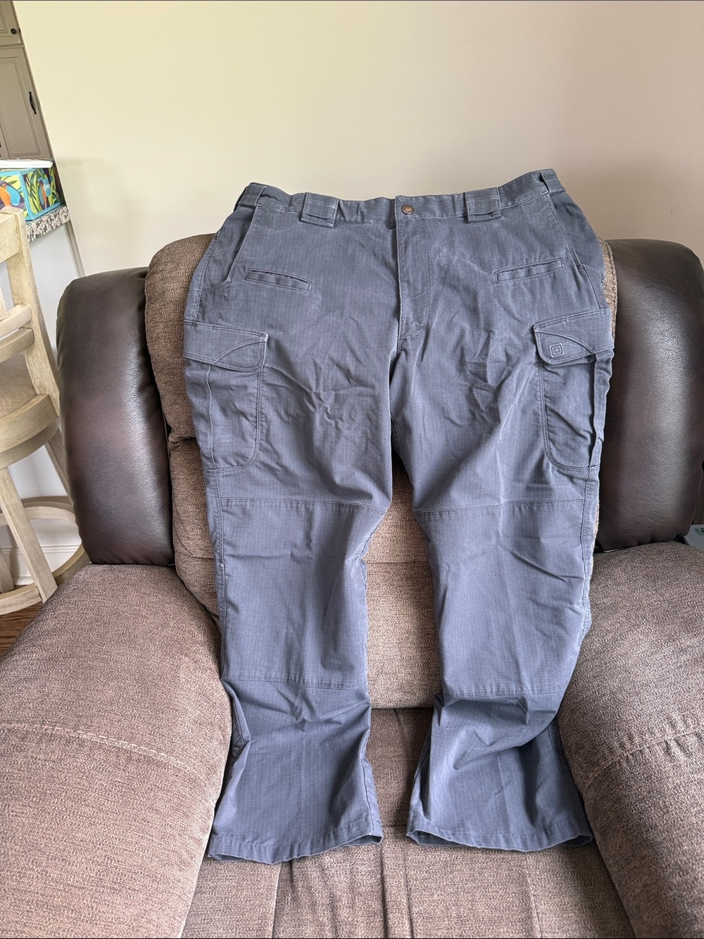 Men's Gray 5.11 cargo pants